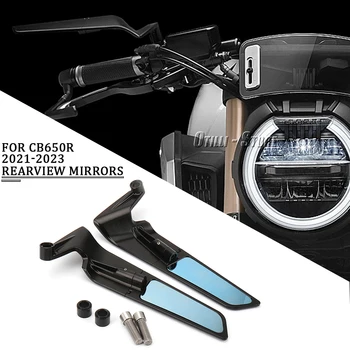 2021 2022 2023 Универсална регулируема на 360 ° огледалото за обратно виждане Алуминиеви мотоциклетни огледала за задно виждане за Honda CB650R CB 650 R CB 650R