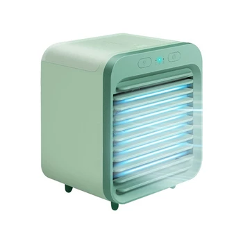 BMDT-Преносим мини-климатик, настолен вентилатор, 5000 mah, USB-Акумулаторен вентилатор за охлаждане, Овлажнител за офиса и дома