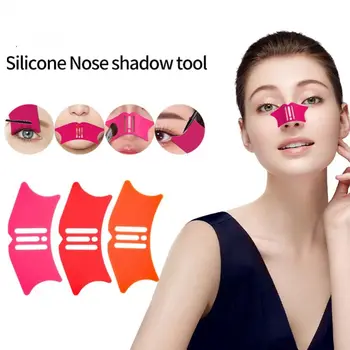 Силиконов Силует на носа Козметичен инструмент за грим на Контур на носа, за да се жени за начинаещи