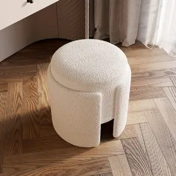 Скандинавски лесен луксозен тоалетка табуретка модерен минималистичен стол за грим домашната спалня в минималистичен стол за грим с облегалка egg chair
