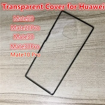 Mate30 Pro Корпус За Huawei Капитан 20 Pro 30 10 Капака На Отделението За Батерията Прозрачна Ремонт Смяна На Задната Врата, Задни Калъф + Лепило