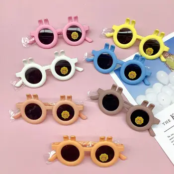 Пътуване вогнутый стил на Корейската мода детски слънчеви очила силикон поляризирана заек прекрасни слънчеви очила за защита на очите на едро