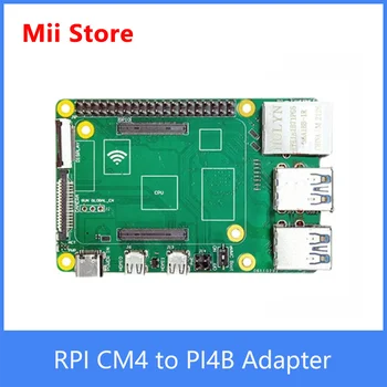 Raspberry Pi CM4-PI4B Адаптер eMMC Boot 4 x USB 3.0 TF Слот Gigabit Ethernet РАЗ CSI WiFi Bluetooth-съвместима такса