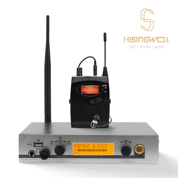 Безжична система аудиомониторинга HISINGWELL UHF в няколко ленти за сцена, концерт и изпълнения (JU-530)
