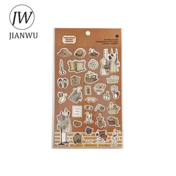 Серия JIANWU World Sedentary Ретро Инфинити Модел, Декор, Стикер върху самозалепваща карта, Творчески списание 