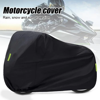Универсален калъф за мотоциклет С водоустойчива защита от прах и дъжд, UV-защита, калъф от плат Оксфорд за Honda, Suzuki, Yamaha, Kawasaki, BMW