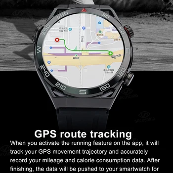 Нови Улични Мъжки Смарт часовници с NFC 1,5 инча 454*454 HD Екран 360 ма Bluetooth Часовници за Повикване на GPS Позициониране Smartwatch За IOS и Android