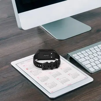 Смарт аксесоари Каишка за часовник е Водоустойчив за Huawei Band6 каишка Силикон, устойчив на пот спортен гривна, мек