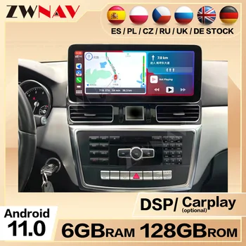 6G + 128 GB Android За Mercedes Benz ML GL GLE GLS 2012-2019 HD Авто Радио Мултимедиен DVD-плеър, Стерео Безжичен Bluetooth Carplay