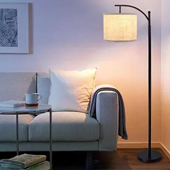 Модерен дъга, под лампа, лампи за фермерска къща с абажуром, Промишлена Висока лампа за четене в спалнята/хола R