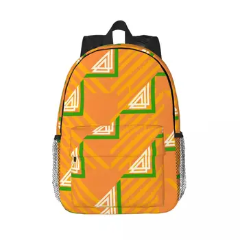 Модерен раница с геометричен модел, чанта за малки момчета и момичета, ученически пътни чанти, детски подаръци за Коледа