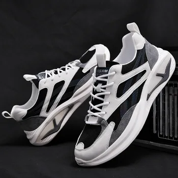 Спортни мъжки обувки, лятна ежедневни спортни обувки 2023, Международна търговия, модни мъжки дишащи спортни обувки, Тенденция мъжки обувки
