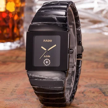 Горещи Продажба Радо Класически стилни оригинални мъжки и дамски часовници Керамични 39 мм Модни прости висококачествени спортни водоустойчив часовник AAA