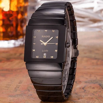Горещи Продажба Радо Класически стилни оригинални мъжки и дамски часовници Керамични 39 мм Модни прости висококачествени спортни водоустойчив часовник AAA