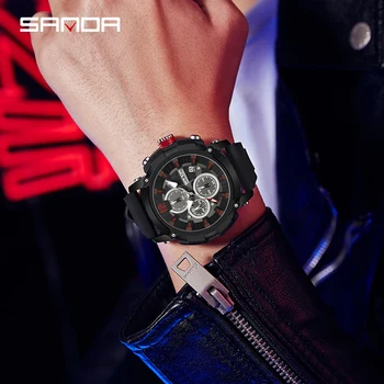 На BIANA 5312 Водоустойчив кварцов ръчен часовник Луксозни и ежедневни мъжки часовници Нови спортни часовници за мъже 2023 г. Модерен хронометър дата