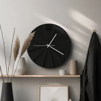 Модни прости метални часовници в скандинавския дизайн, стенни часовници за всекидневна, Необичайни безшумни стенни часовници Horloge Murale, предмети за декорация на дома