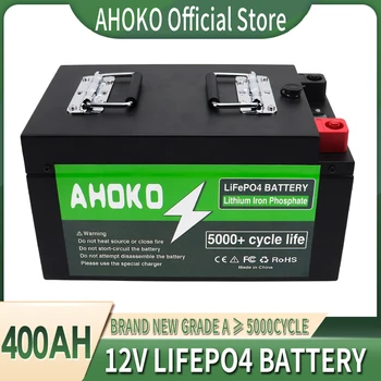 Акумулаторна батерия LiFePO4 12 400 Ah 300 200 Ah Ah 100 AH Вградени литиево-железен фосфат акумулаторни батерии BMS Със срок на служба 5000 цикъла