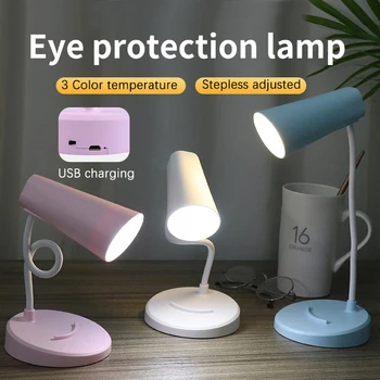 Креативна сгъваема преносима такса за обучение в спалнята, настолна USB лампа