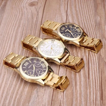 Reloj Mujer, Нов Женева модната марка Дамски часовници, ежедневни кварцов часовник от неръждаема стомана, Relogio Feminino, злато и сребро, 2023