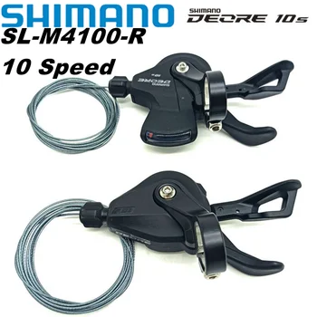 Shimano DEORE SL-M4100 скоростния 10 Степени МТБ Велосипеди 10v Ключ RAPIDFIRE PLUS Скоба За Правото на скоростния на Оригинални резервни Части
