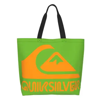 Множество Пазарска чанта Quiksilvers За Сърфиране, Дамски Холщовая чанта-Тоут, Преносими чанти за пазаруване на продукти
