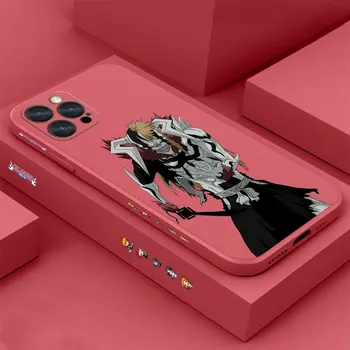 Японски Аниме B-Bleach Калъф За Телефон Apple iPhone 15 14 13 12 11 Pro Max Mini 8 7 6 SE X XR XS Plus Калъфи за Носене Fundas Shell Capa