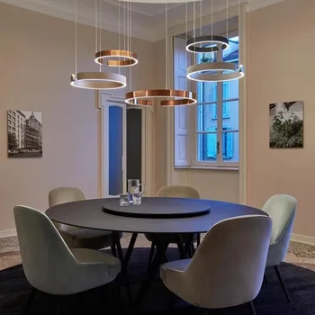 Адаптивни аксесоари led модерна луксозна дневна настолна лампа за дневна, повдигаща полилей за умни домове