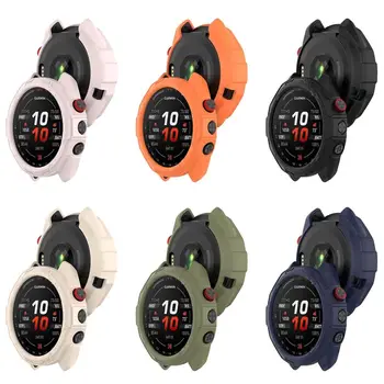 Защитен калъф за рамка, Нова предна броня от TPU, Мека защитно фолио за екран на смарт часовници на Garmin Approach S70 Smart Watch