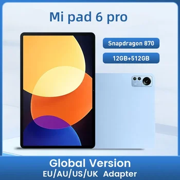Оригинален Tablet PC Global Pad 6 Pro Android 12 10.5 Инча Snapdragon 870 12 GB оперативна памет 512 ГБ ROM HD Екран, 5G