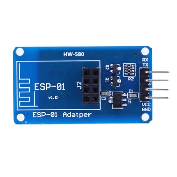 ESP8266 ESP-01 Модул безжичен адаптер WiFi С поддръжка на режим на сигурност WPA/WPA2, адаптер за печатна платка, съвместима с Arduino