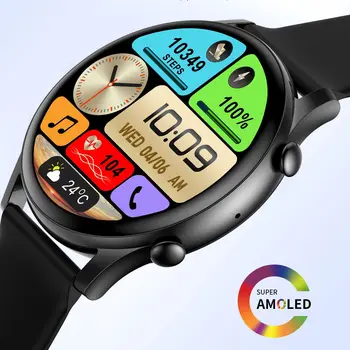 Uhoofit L52 Pro Умен часовник BT Call Гривна Сензорен екран Няколко спортни режими на Информационното напомняне Смарт часовници За Мъже И жени