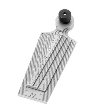 5 бр./4 бр. комплект 0-29 мм Стоманена Метричен тънки сензор, Скалата на диафрагмата, за разузнавач V, линия за пробиване на дупки и измерване на тънки