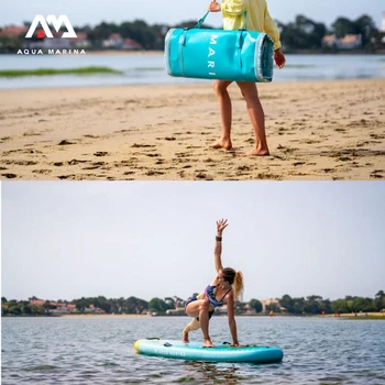 AQUA MARINA SUP Дъска за йога с гребло, дъска за сърф, лонгборд, аксесоари за водни спортове, EVA, нескользящий надуваем 3,25 м