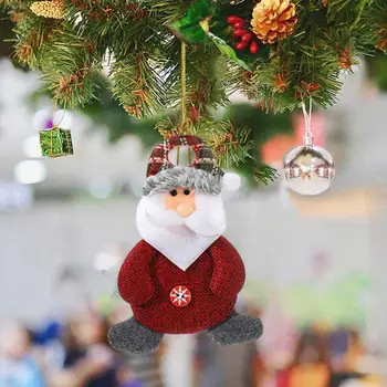 Коледна подвесная играчка с каишка, очарователен външен вид, Cartoony Снежен човек, Лосове, Дядо Коледа, Коледна Елха, Подвесное украса