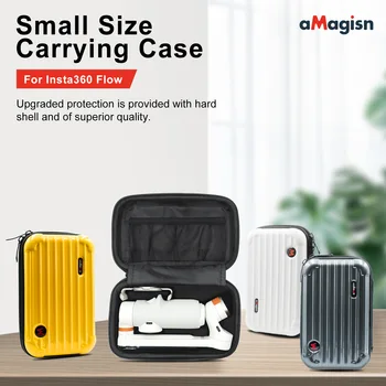 aMagisn за Insta360 Flow Преносима чанта за съхранение на малки по размер, кутия, твърд калъф за спортна камера, защитни аксесоари