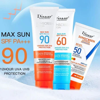 Disaar FacialSunscreen SPF50 / 60 / 90UV Предпазен Слънцезащитен крем Овлажняващ кожата на Тялото, Слънцезащитни продукти за грижа за лицето Козметични