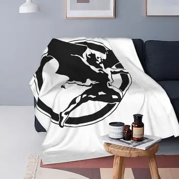 Пръстен, черни одеяла в стил хип-хоп Групата Band, Флисовое Е топло покривка за спално бельо, текстилен интериор за хол