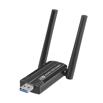 AX3008 Безжична Мрежова карта Трехдиапазонная 2,4 G/5G/6GHz 5400 Mbps WiFi Dongle Водача Безплатно Plug и play Поддържа Windows 10/11