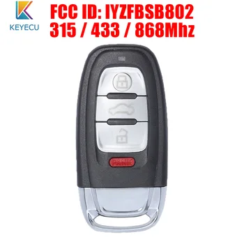 FCC ID: IYZFBSB802 Умно Дистанционно Ключодържател Подмяна на 315/433/868 Mhz за Audi A1 A3 A4 A5 A6 A7 A8 Allroad Q3 Q5 Q7 S3 S4 S5 S6 S7