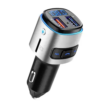 Зарядно устройство с Bluetooth FM-зареждане с двоен USB порт