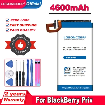 Батерия LOSONCOER 4600mAh BAT-60122-003 За мобилен телефон BlackBerry Priv STV100-1 2 3 HUSV1 в наличност