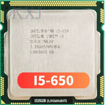 Процесор Intel Core i5-650 i5 650 3,2 Ghz, 4 MB Кеш-памет Socket LGA1156 32 нм 73 W Настолен процесор с поцарапанными части