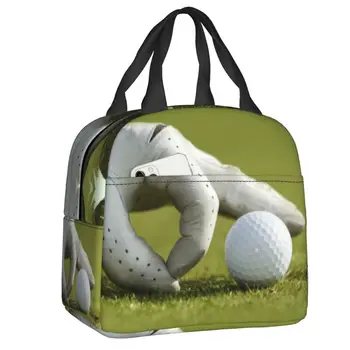 Спортна Чанта за обяд за любителите на голфа, Женствена чанта за голф, за многократна употреба охладител, Термоизолированный Обяд-бокс за училище, Многофункционална кутия за Bento